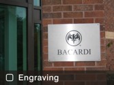 Engraved signs